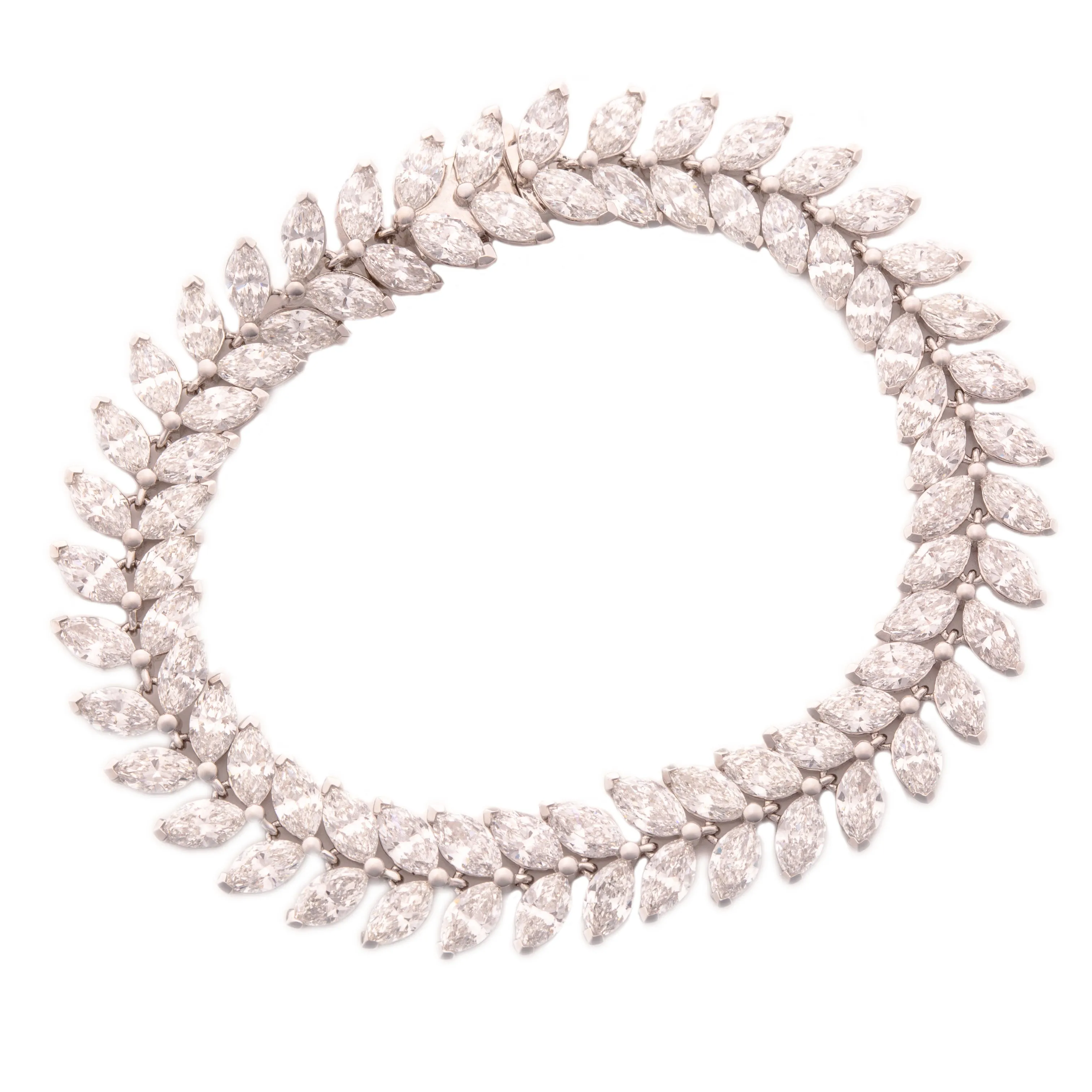 14.76ct 18k White Gold Diamond Bracelet