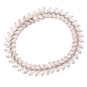 14.76ct 18k White Gold Diamond Bracelet