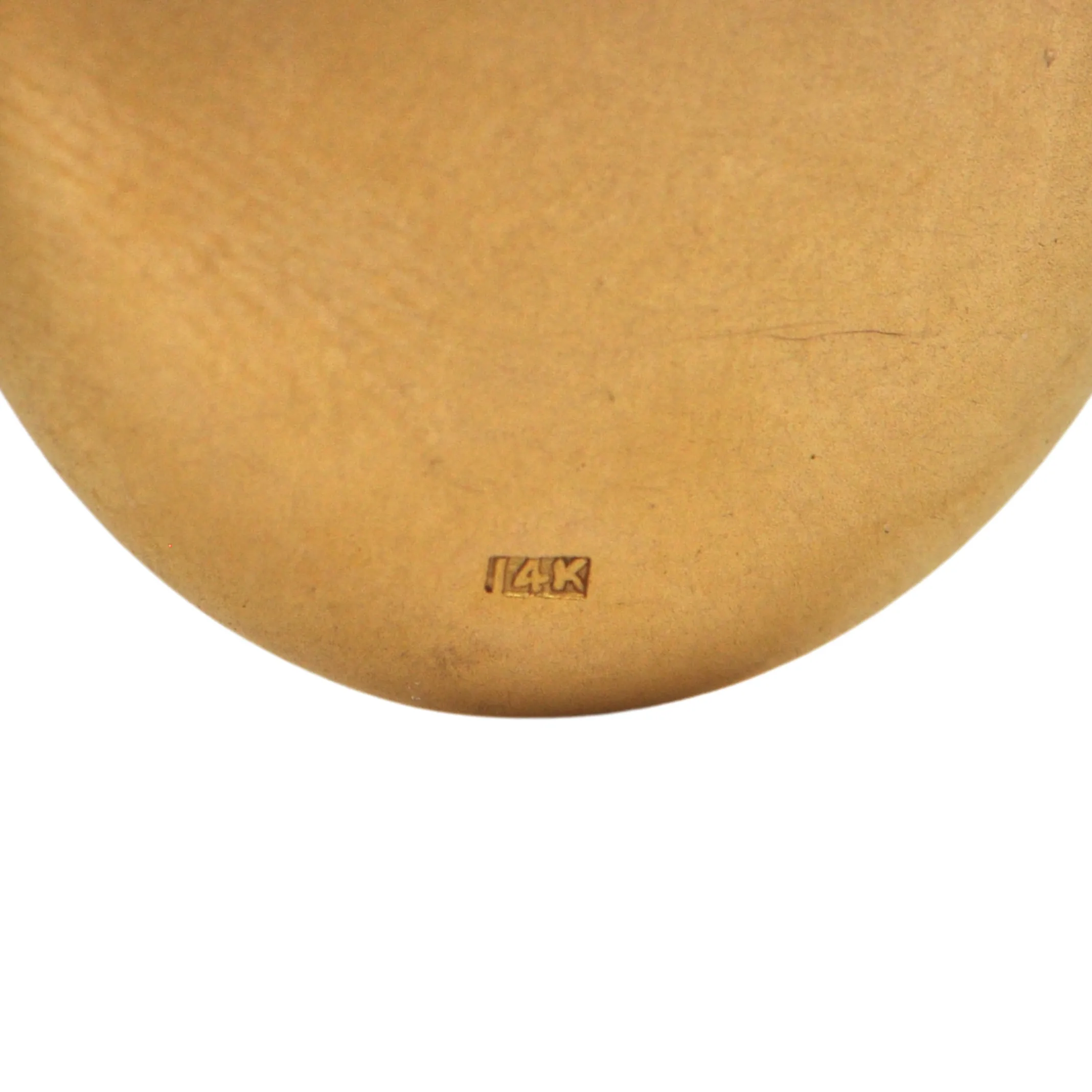 14k Gold Hinged Oval Monogramed Locket