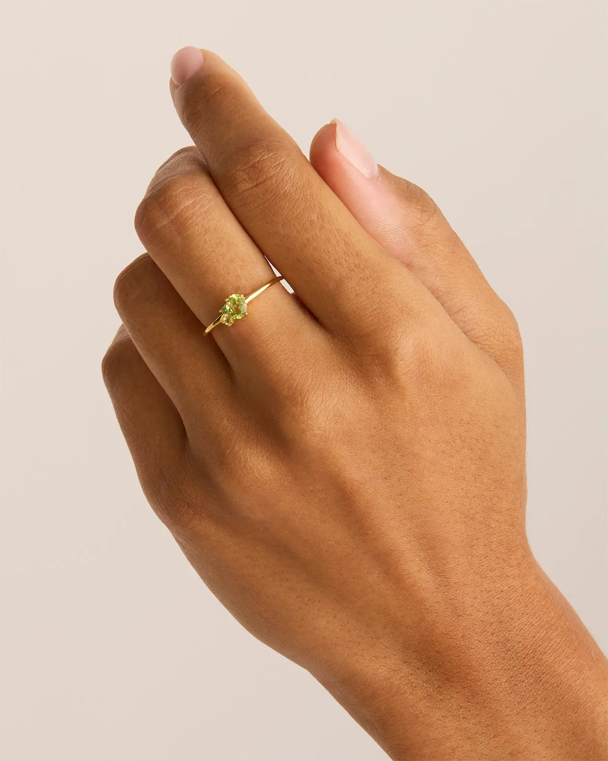 18k Gold Vermeil Kindred Birthstone Ring - August