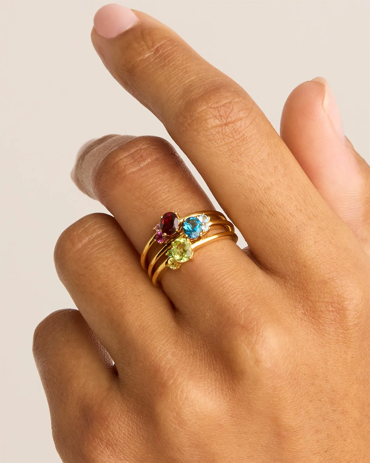 18k Gold Vermeil Kindred Birthstone Ring - August