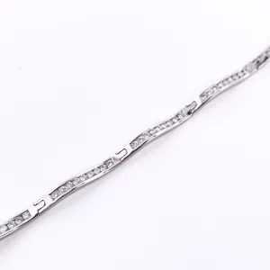 1ct Diamond Wave Bracelet