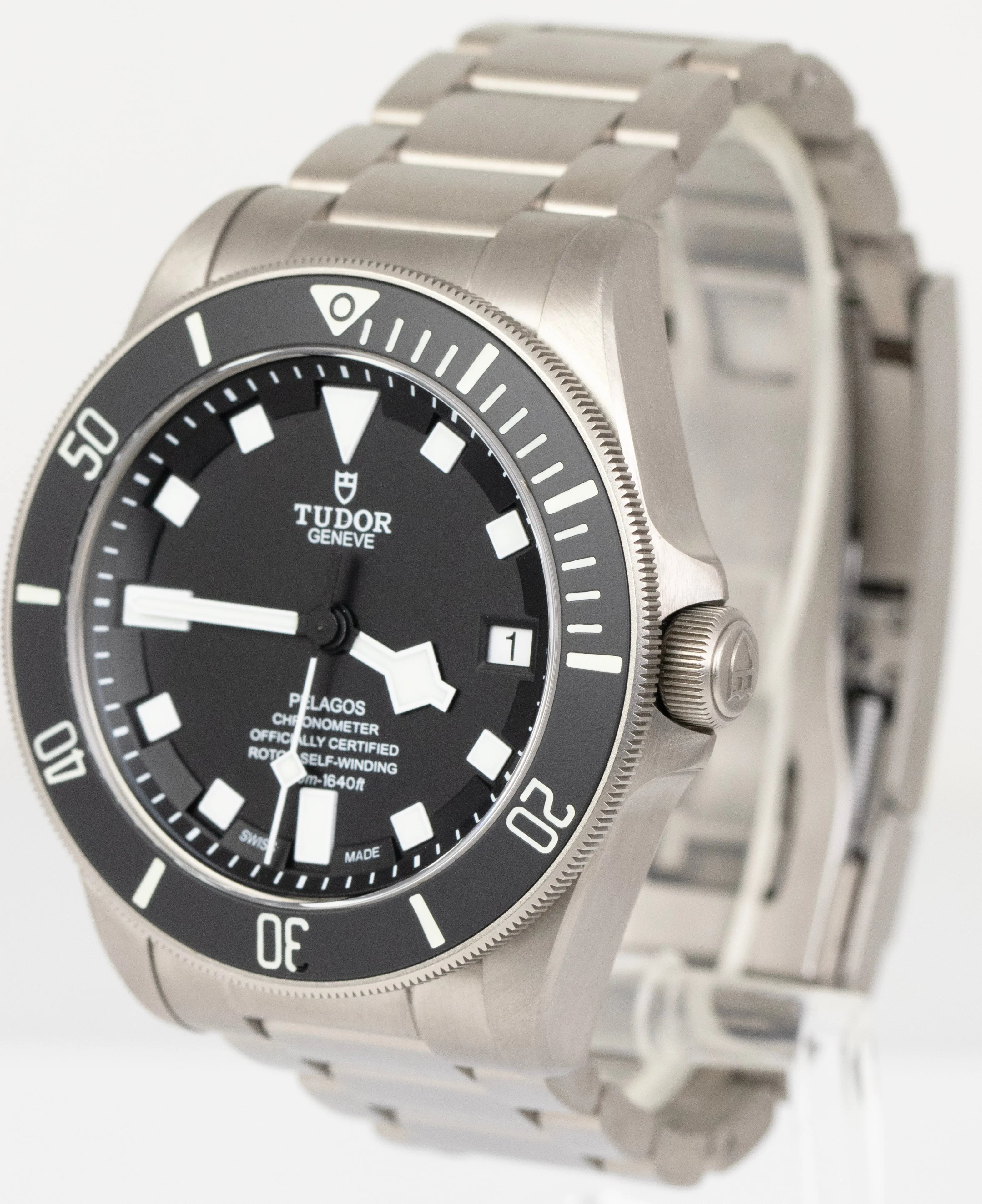 2022 PAPERS Tudor Pelagos Titanium 42mm 25600TN Black Dive Date Watch BOX
