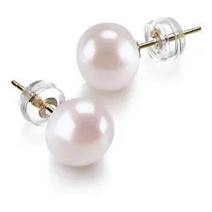 925 Silver Cultured Freshwater Pearl Earrings