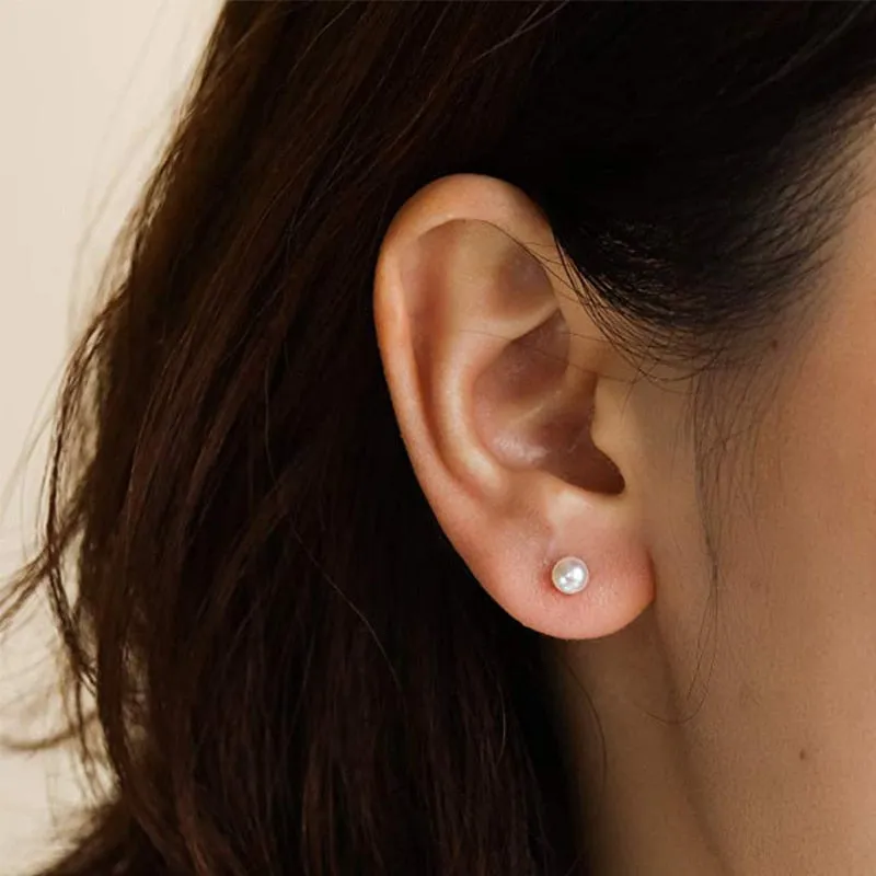 925 Silver Cultured Freshwater Pearl Earrings