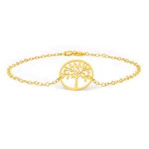 9ct Dicut 19cm Tree Of Life Bracelet