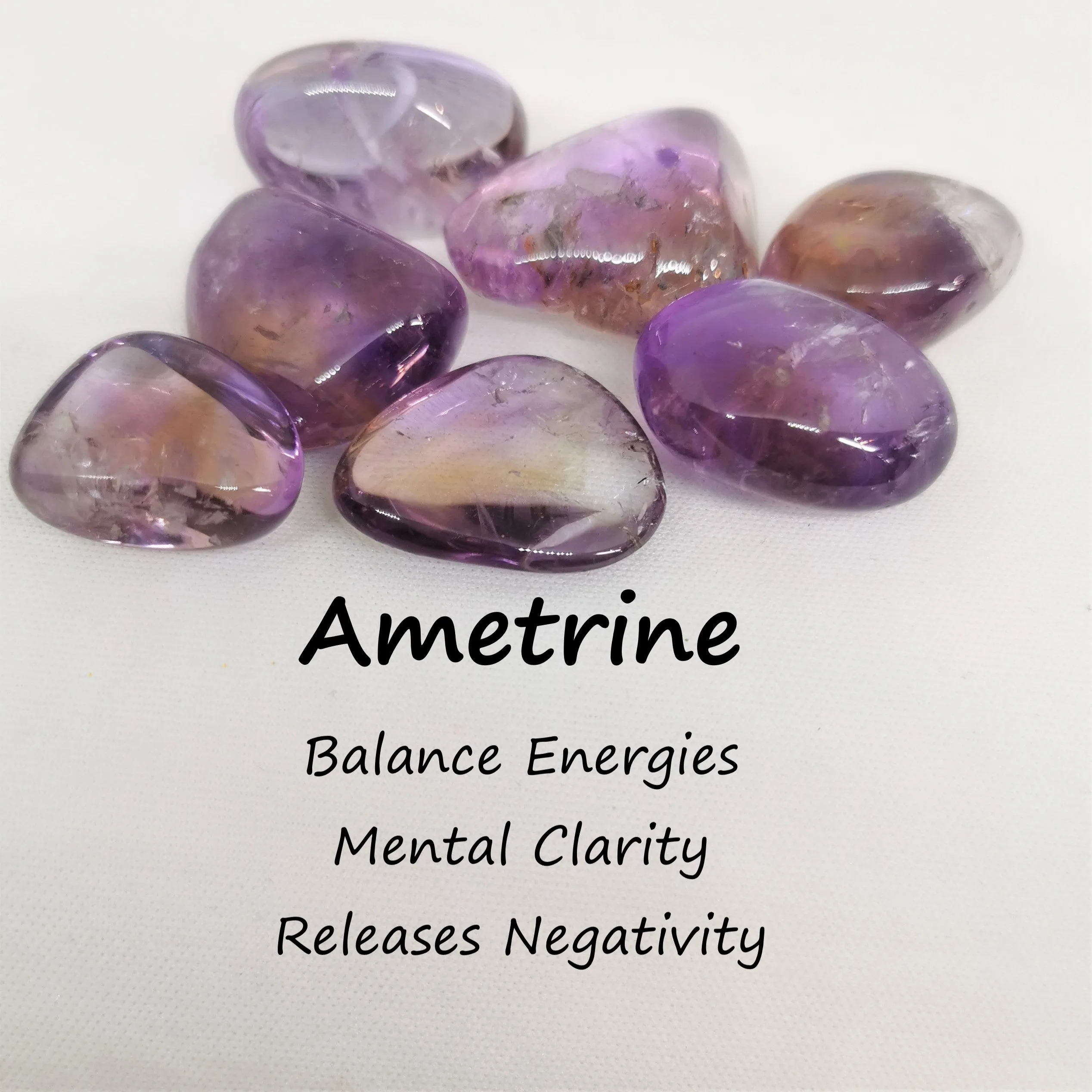 Ametrine Tumbled Stones