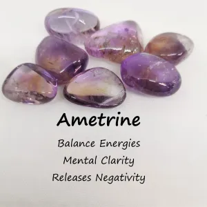 Ametrine Tumbled Stones