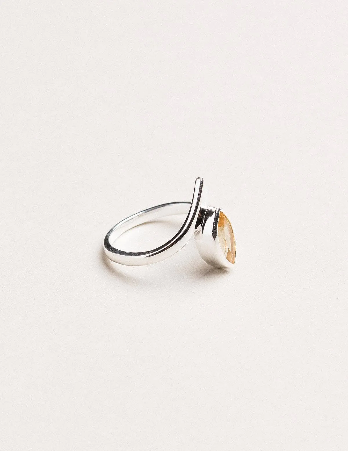 Astral Citrine Ring