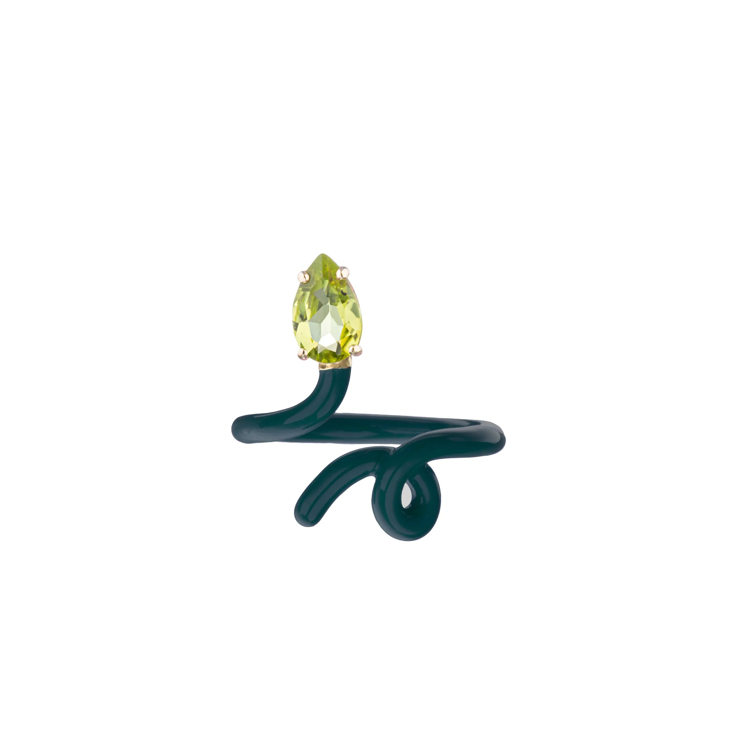 BABY VINE RING ~ IN TEAL