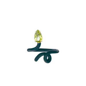 BABY VINE RING ~ IN TEAL
