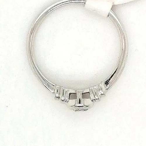 Brilliant Cut Rub Over setting Ring