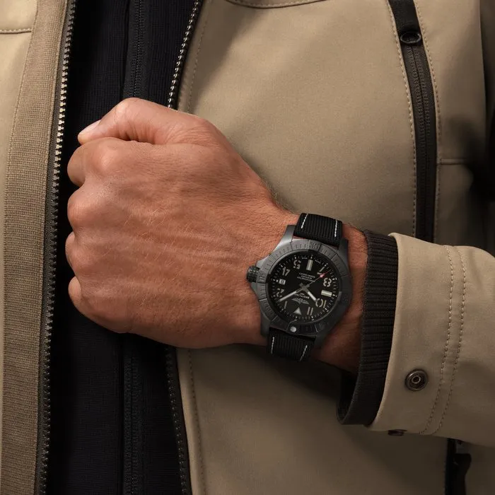 BRT Watch Avenger AutoMTic 45 SeaWOF Night Mission Leather Folding Clasp D