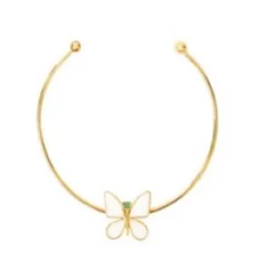 Butterfly Effect White Necklace