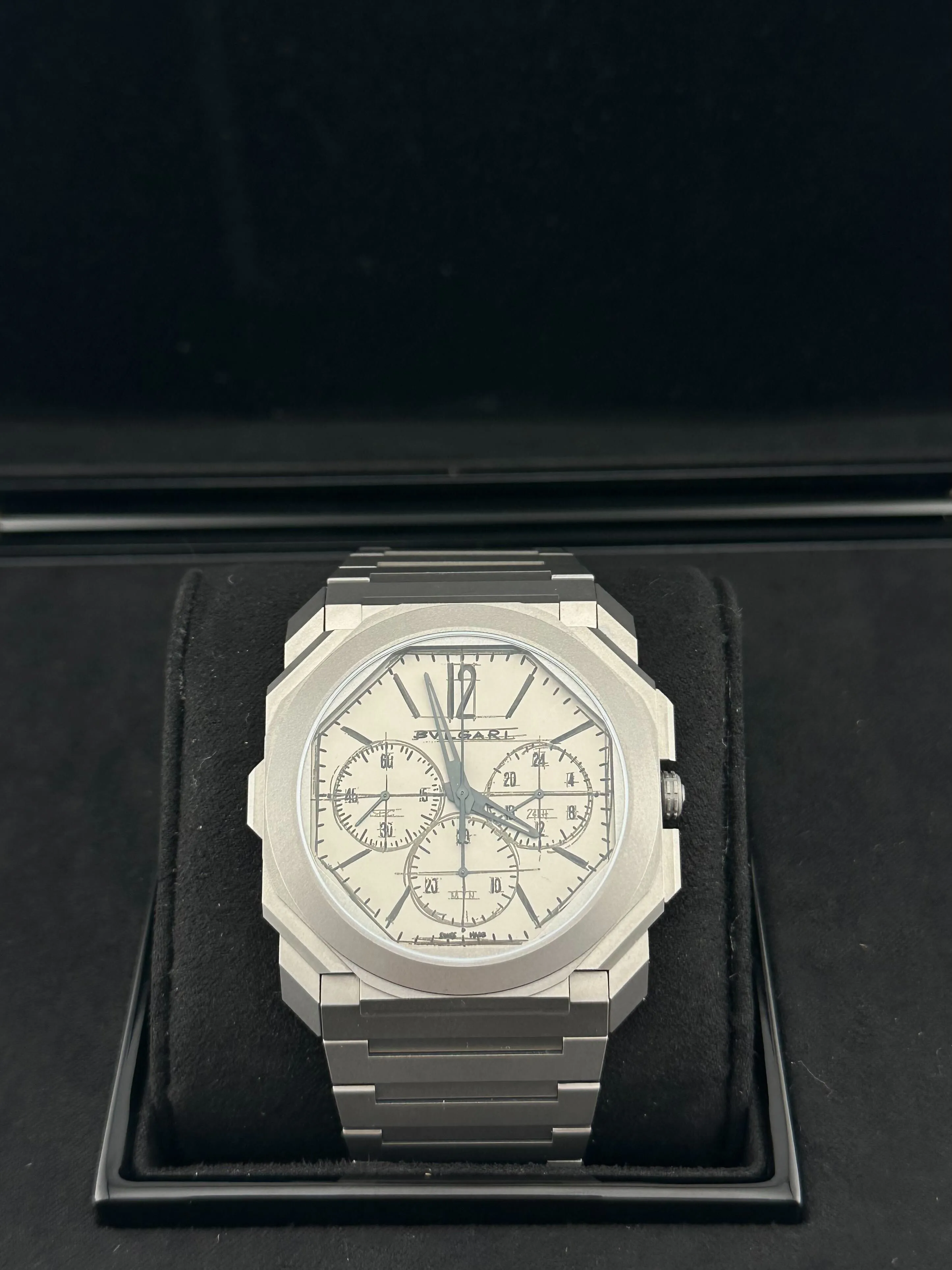 Bvlgari Octo Finissimo 103673 Chronograph GMT 10th Anniversary Titanium Limited Edition (2022)