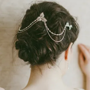 Camomile, Draping Pearl & Crystal Headpiece