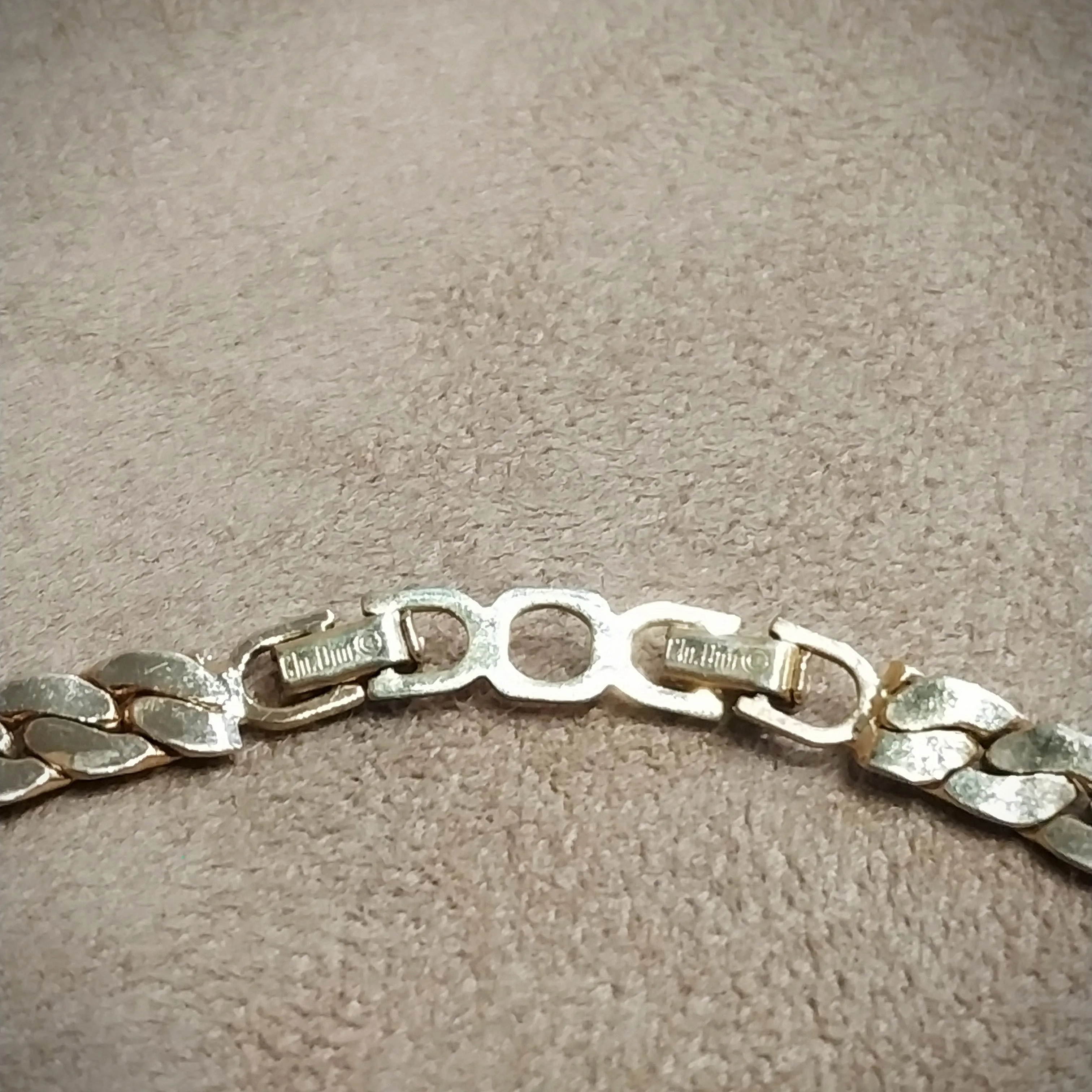 Christian Dior Vintage Green Necklace