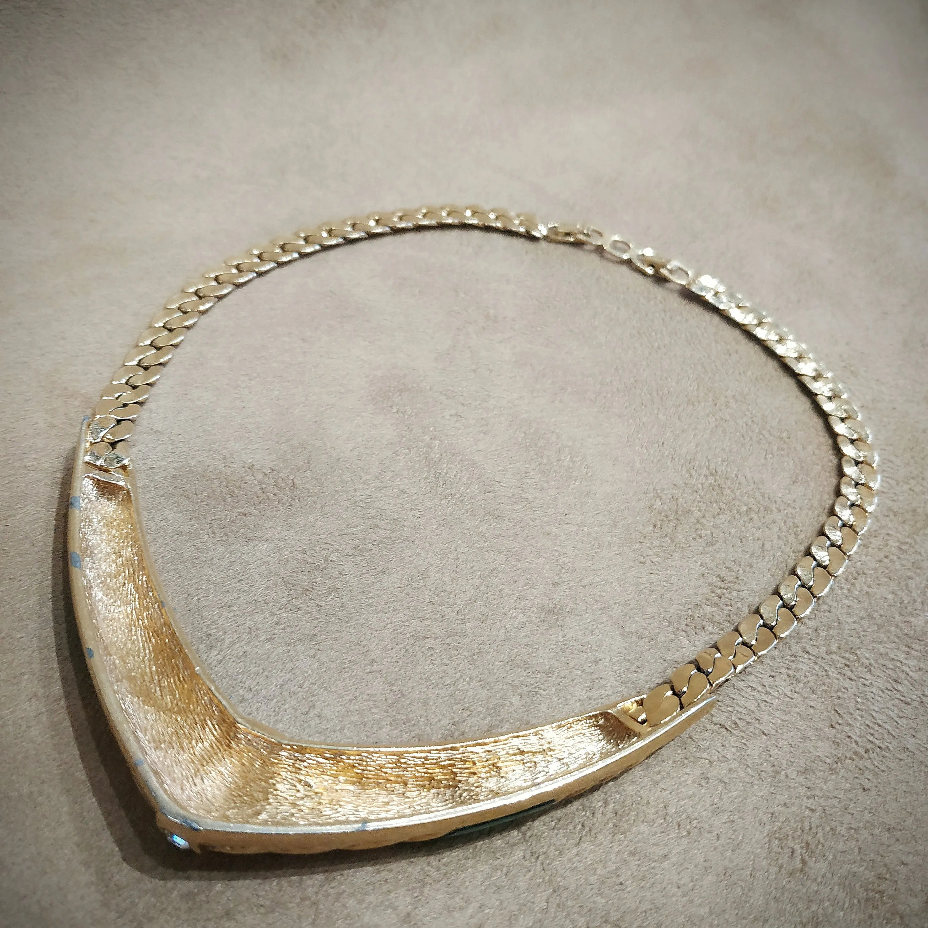 Christian Dior Vintage Green Necklace