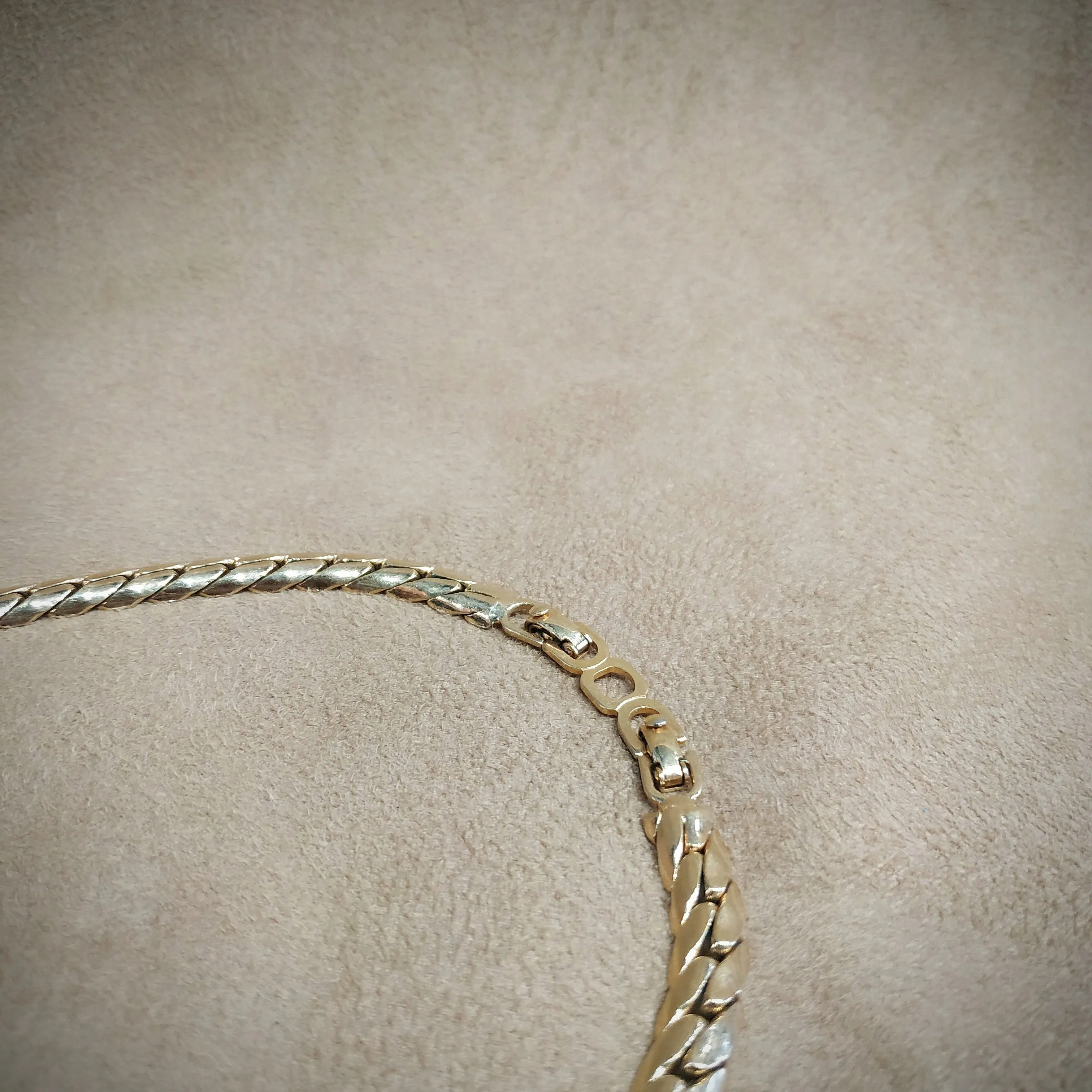 Christian Dior Vintage Green Necklace