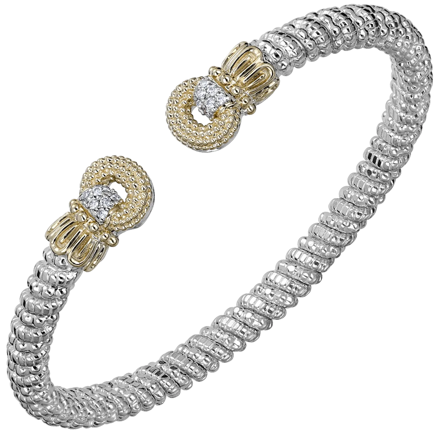 Circle Diamond Ends Bracelet