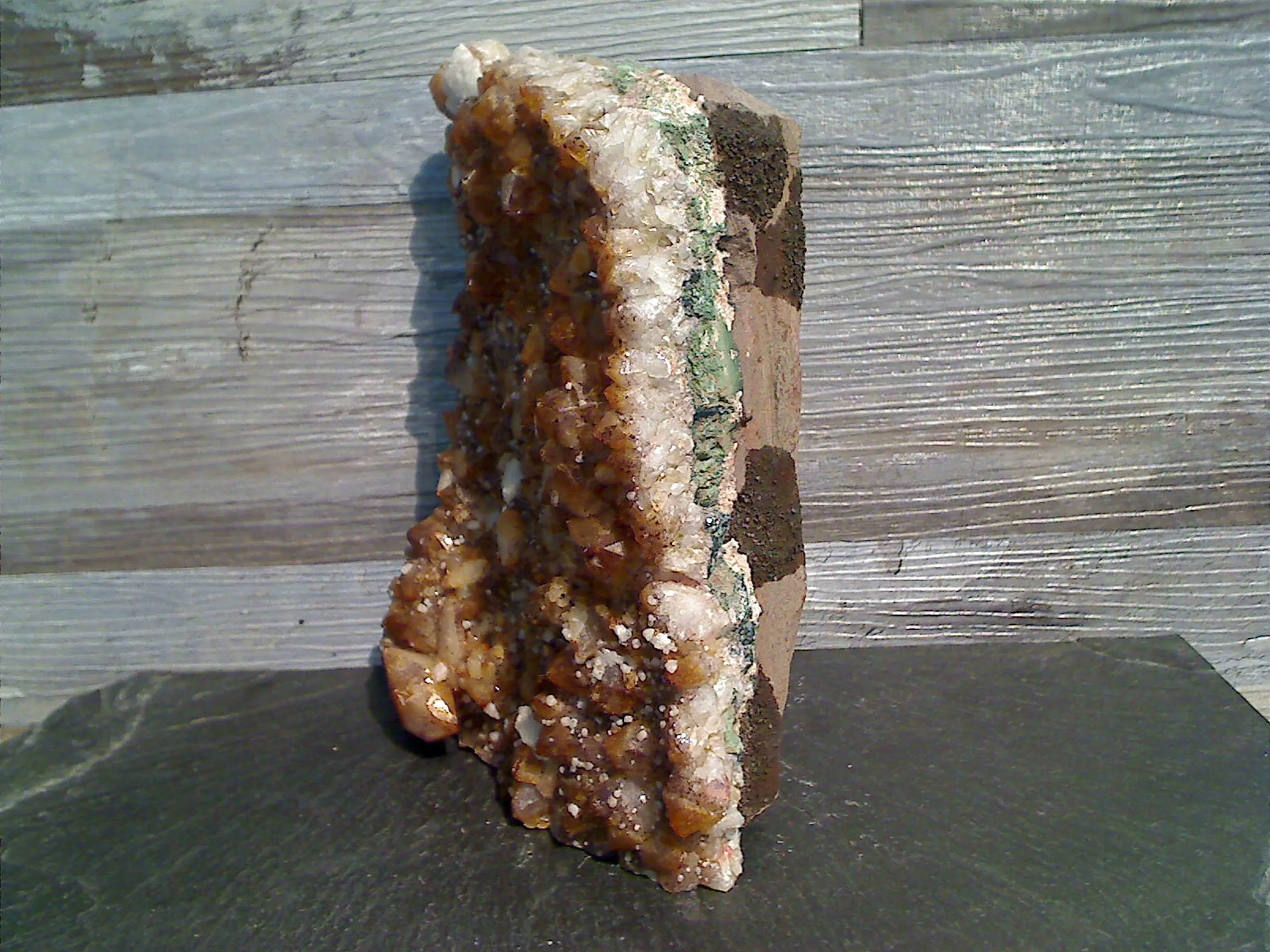 Citrine 7.5"H x 5.5"W x 2.5"D Cut Base Specimen