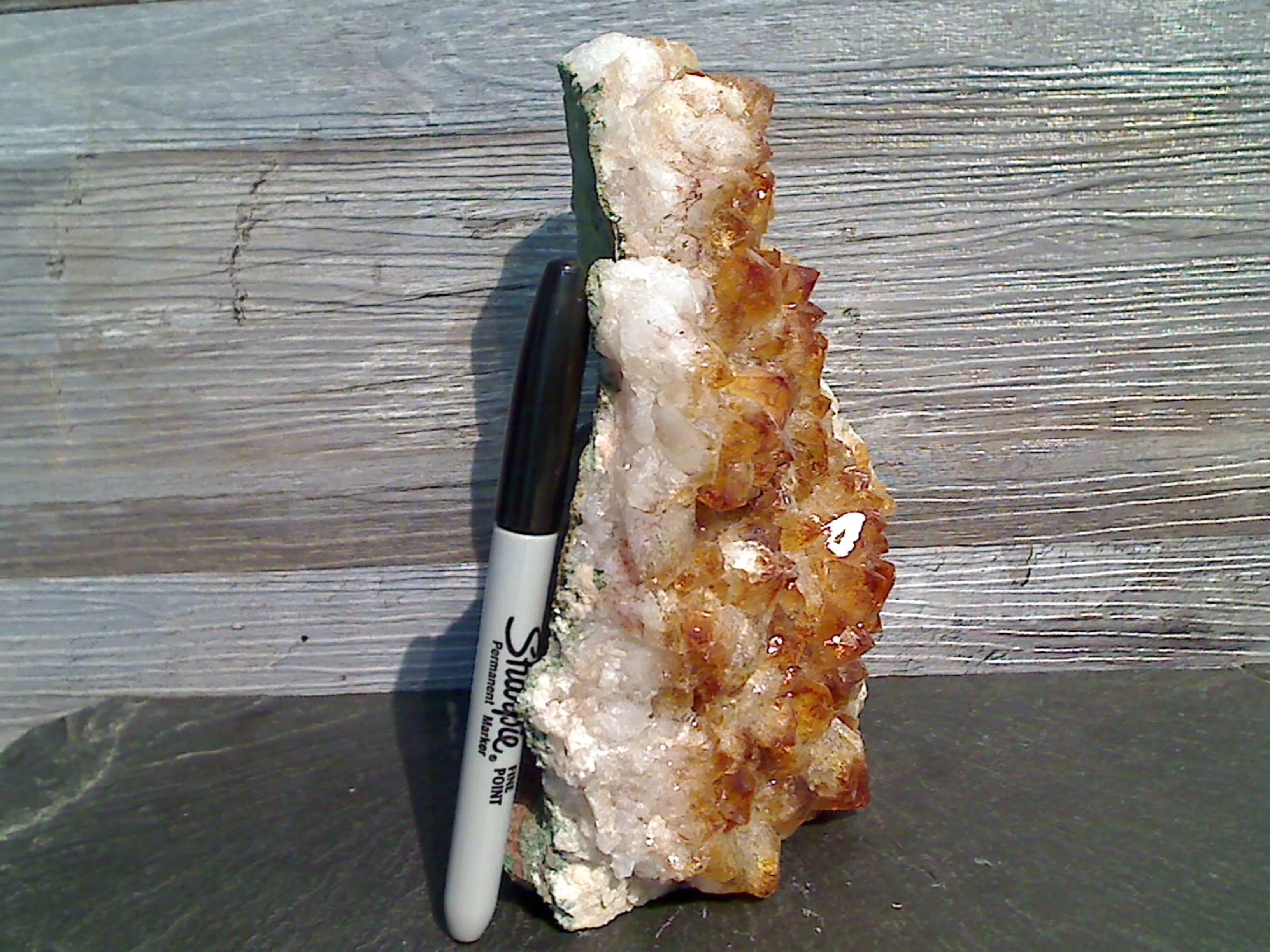 Citrine 7"H x 4.5"W x 2.5"D Cut Base Specimen
