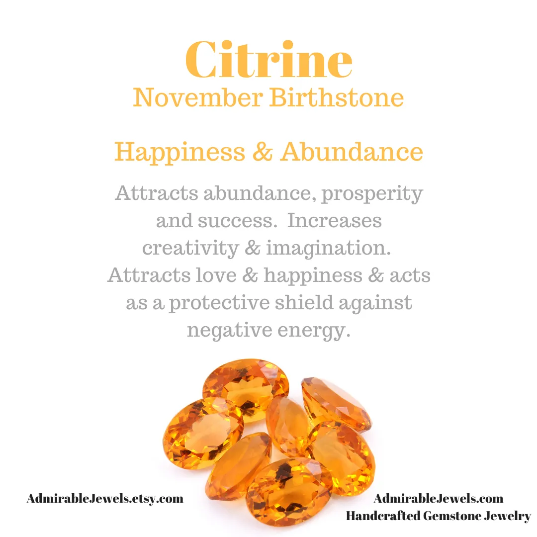 Citrine Briolette Necklace