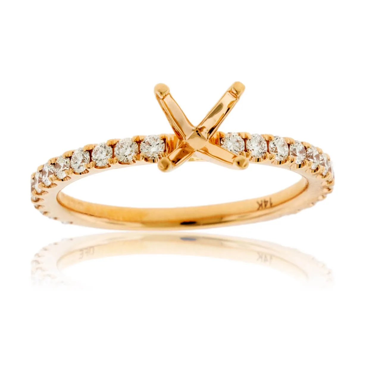 Classic .45ctw Semi Mount Diamond Ring