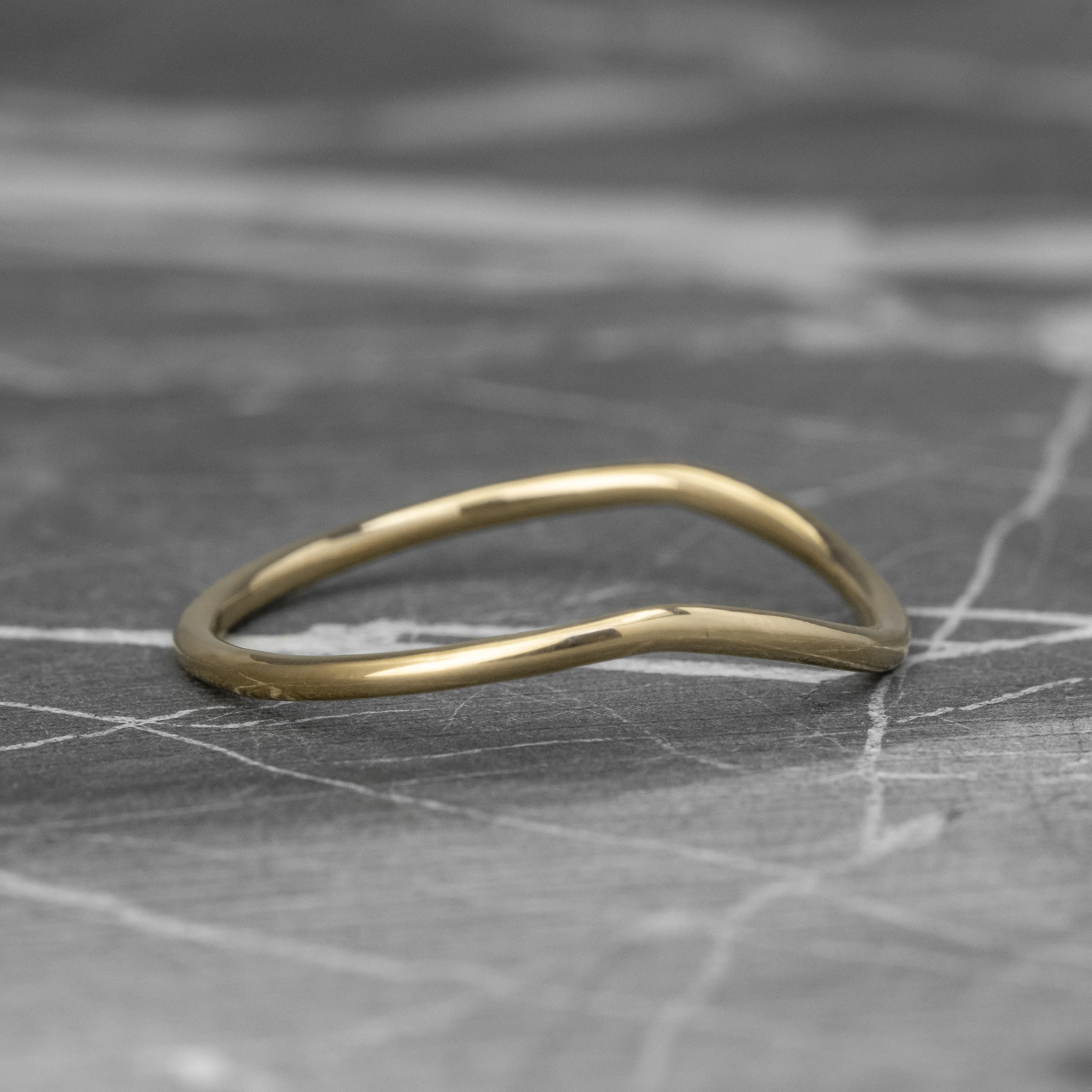 Classic Contour Wedding Band, 14K Yellow Gold