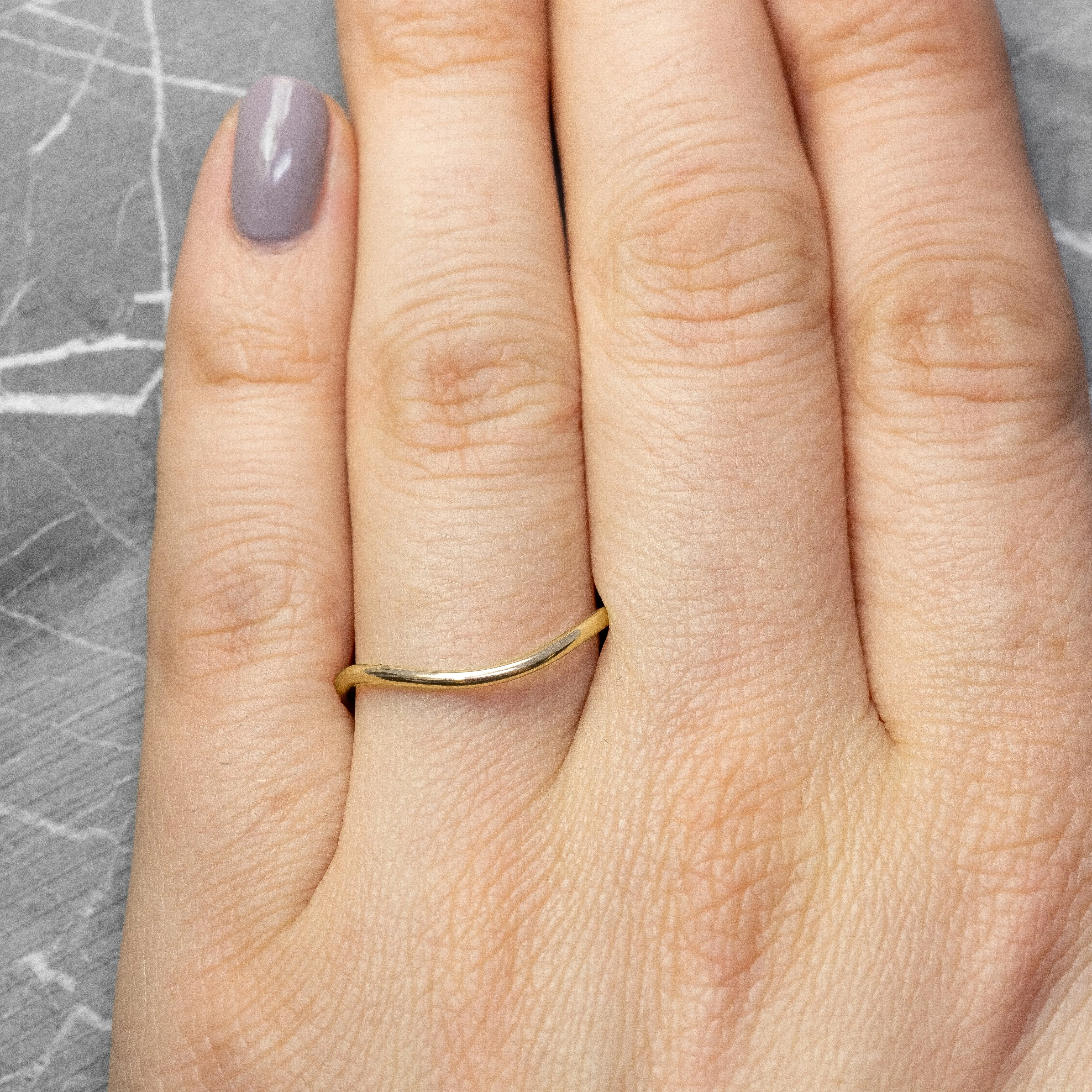 Classic Contour Wedding Band, 14K Yellow Gold