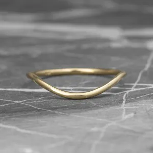 Classic Contour Wedding Band, 14K Yellow Gold