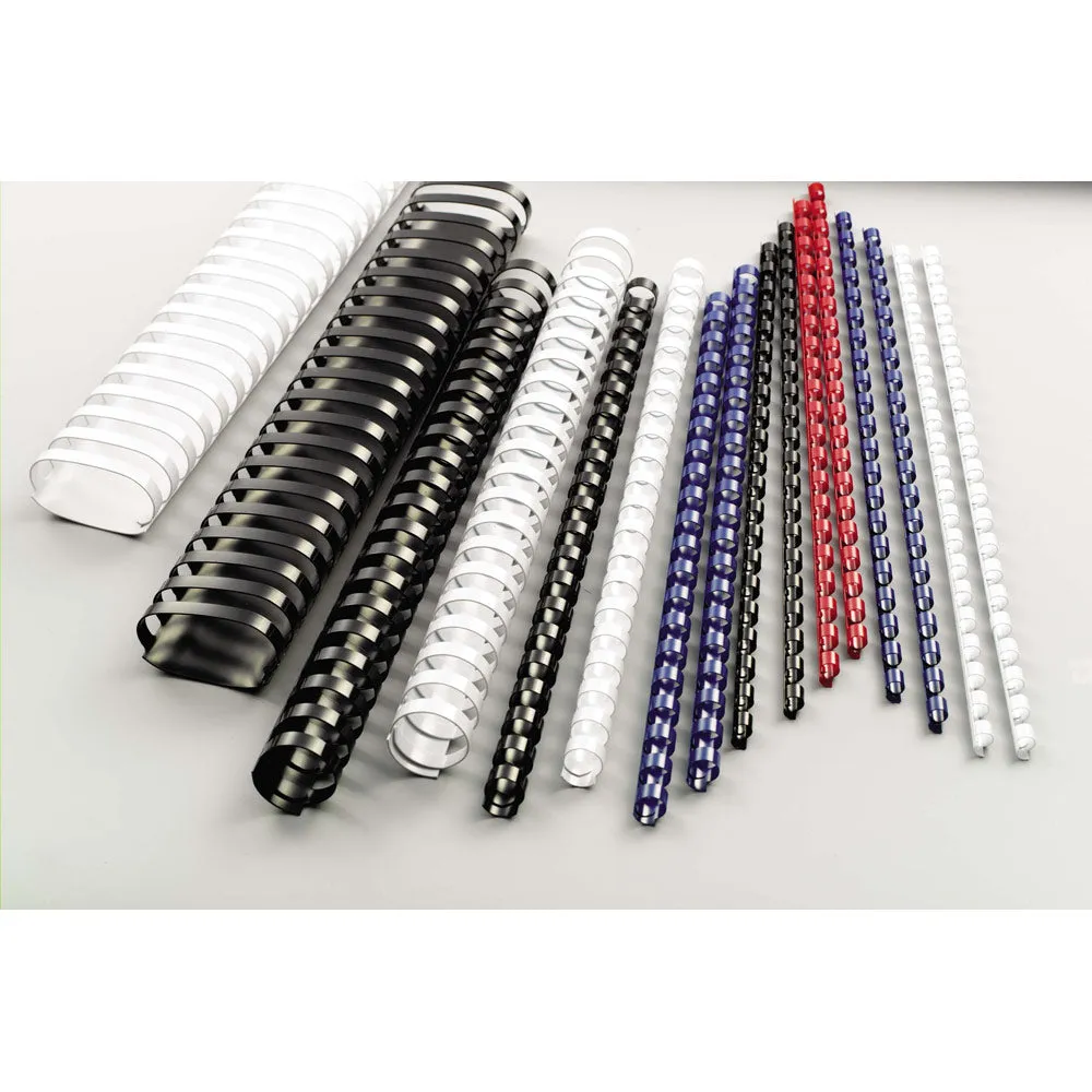 Comb Binding Spiral 28mm Plastic - Black