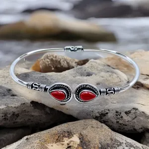 Coral, Cuff bracelet