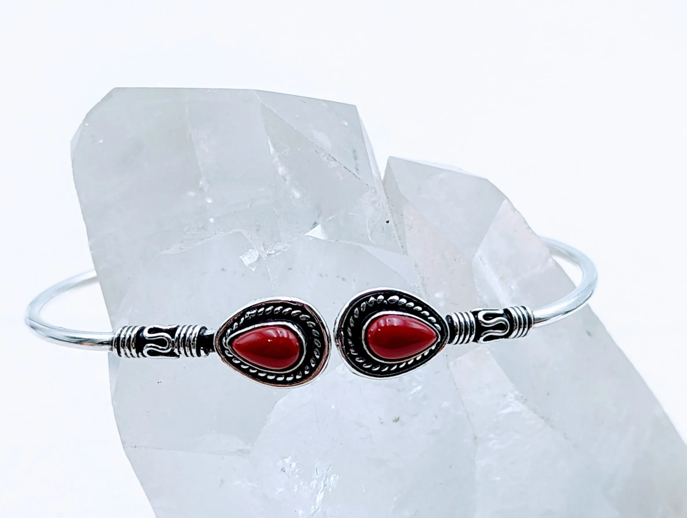 Coral, Cuff bracelet
