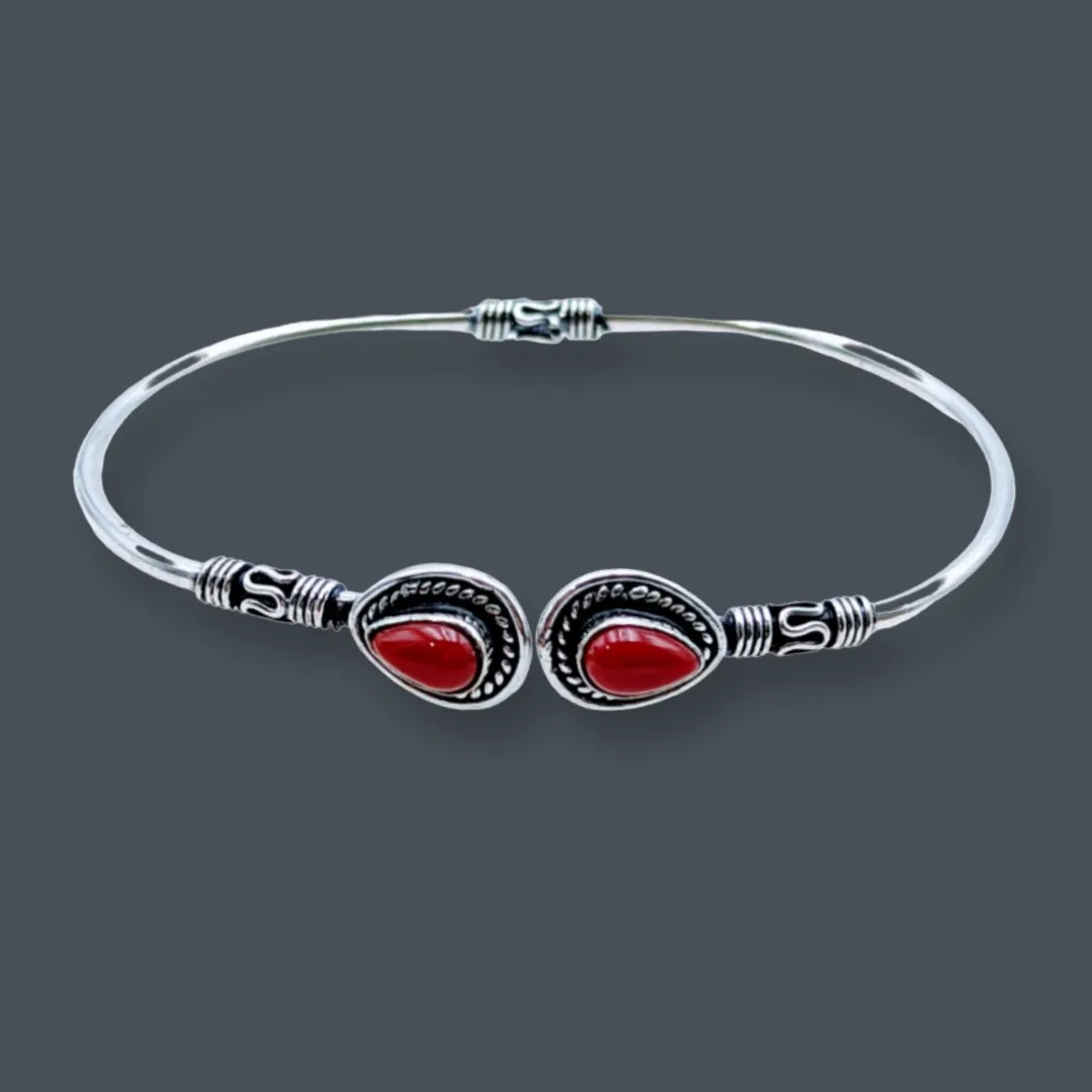 Coral, Cuff bracelet