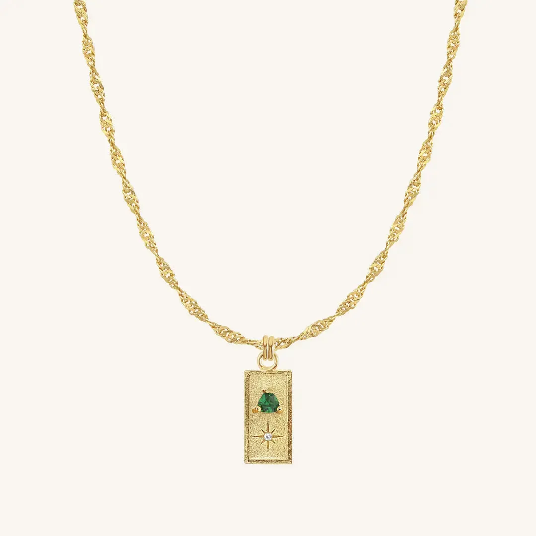 Corinna Emerald Necklace