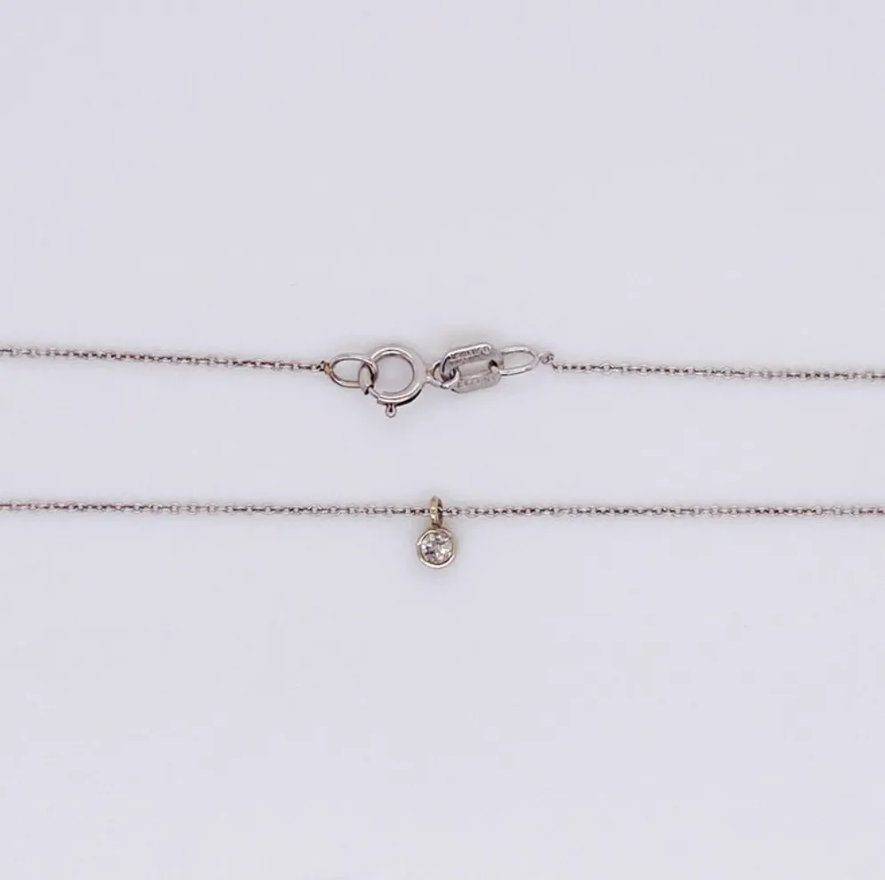 Diamond Bezel Necklace