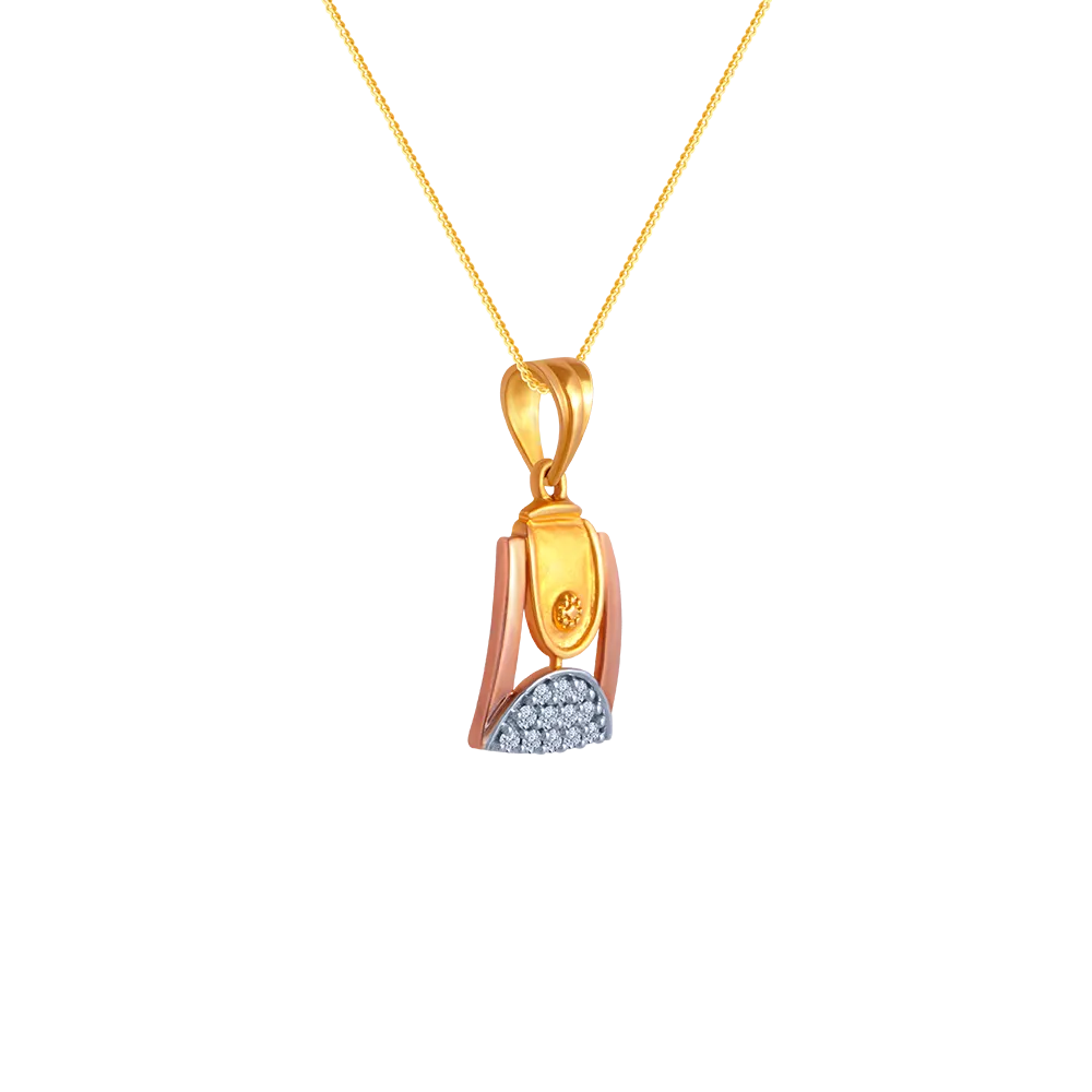 Eccentric Diamond Pendant