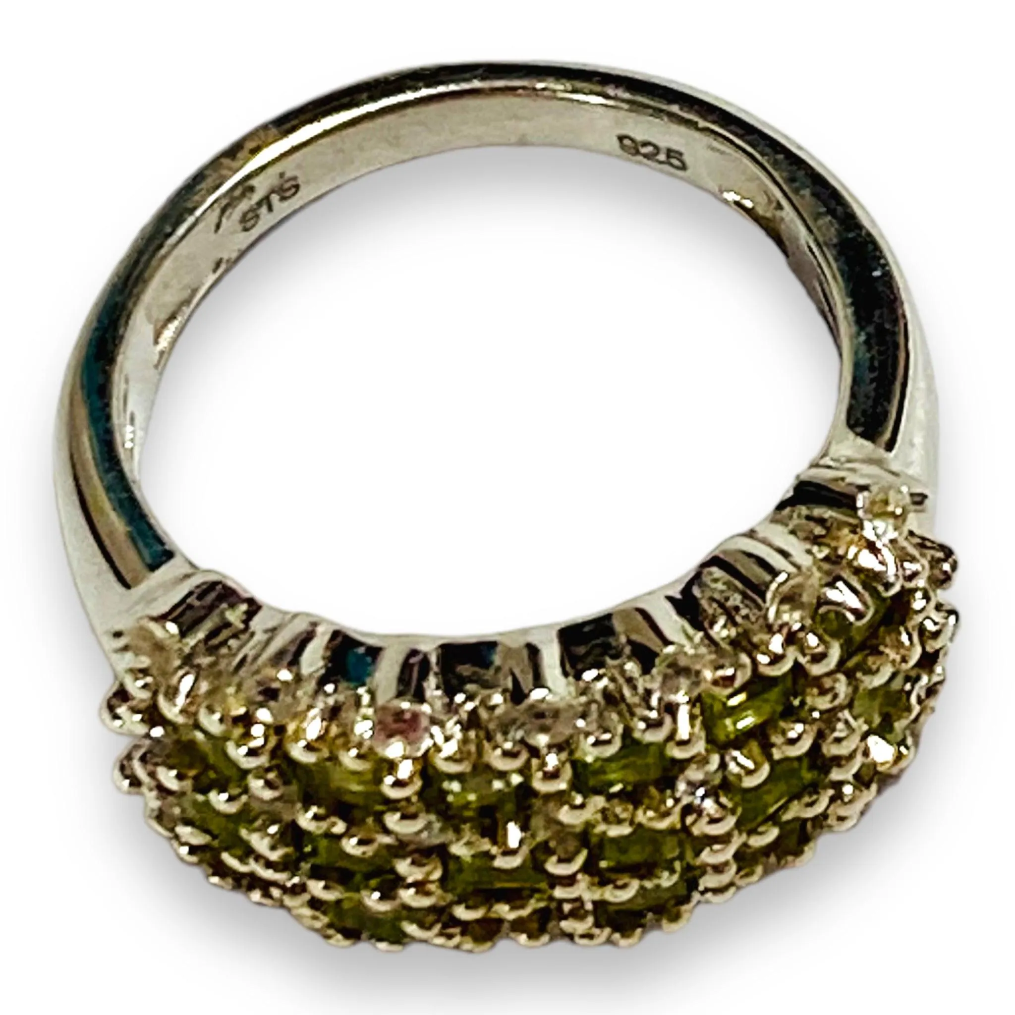Elegant Peridot Gemstone Cocktail Ring