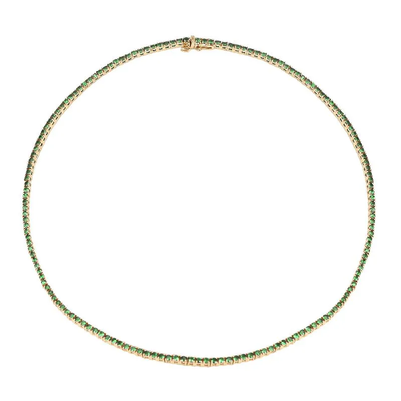 Emerald Tennis Necklace