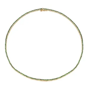 Emerald Tennis Necklace