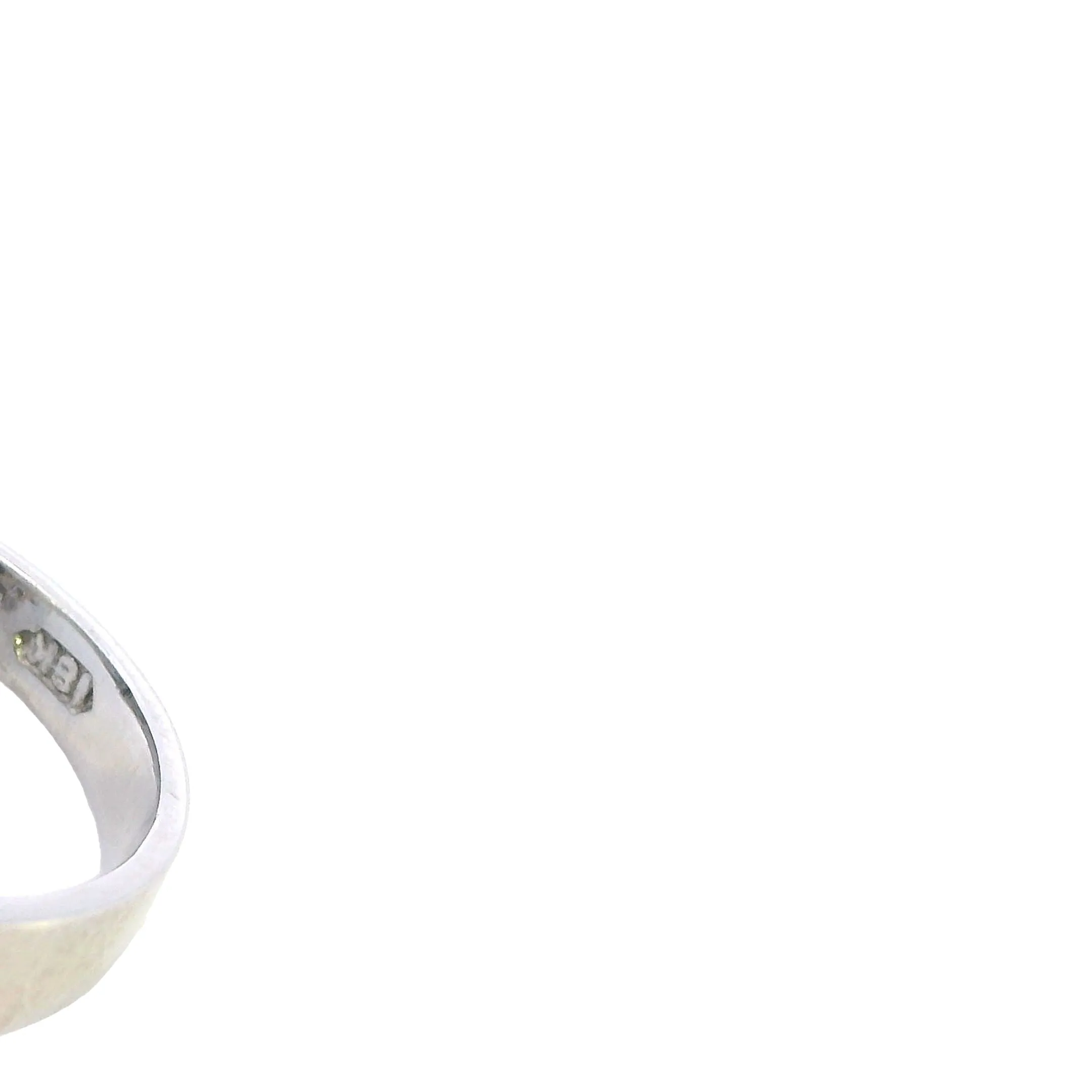 Exquisite 9ct White Gold Single Stone Citrine Ring
