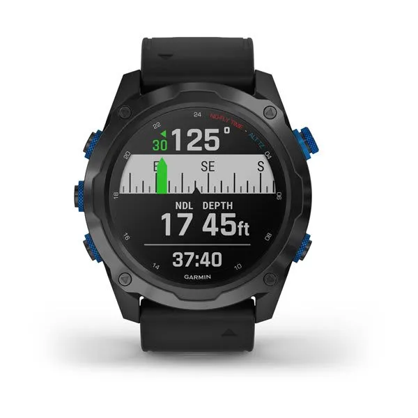 Garmin Descent Mk2i/Descent T1 Bundle, Titanium Carbon Gray DLC with DLC Titanium Band
