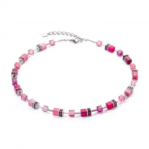 GeoCUBE® Iconic Viva Magenta Necklace 2838/10-0422