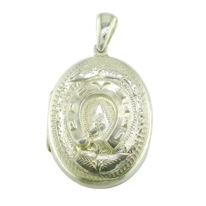 Hallmarked Silver Horse Shoe Locket