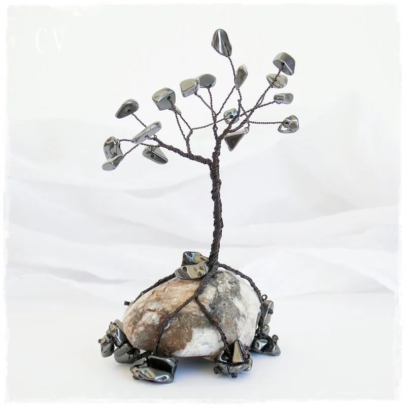 Hematite Tree Of Life Sculpture