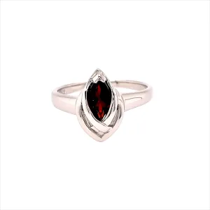 Kaleidoscope Marquee Garnet Celtic Style Ring