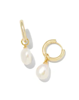 Kendra Scott Willa Huggie Pearl Earrings