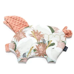 La Millou Sleeping Pig HERON IN PINK LOTUS |Papaya