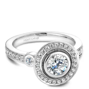 Noam Carver Engagement Ring - B010-01WS-100A